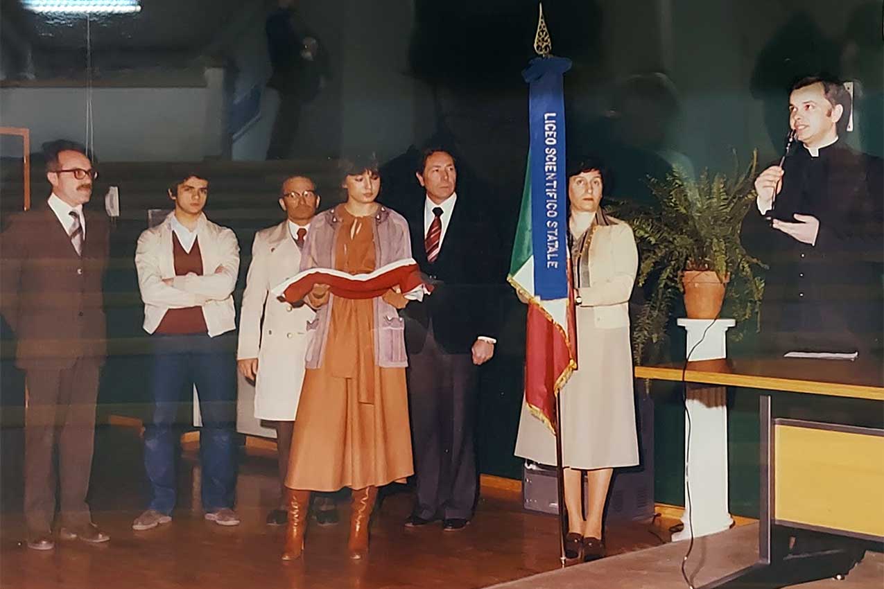 L'inaugurazione del Liceo Medi di Villafranca