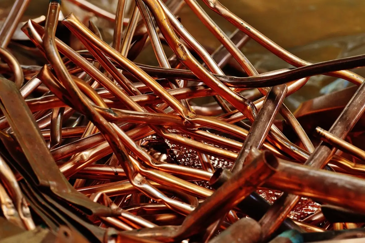 copper, thrash metal, scrap metal, disposal, recycling, reuse, collection point, junkyard, copper, copper, copper, copper, copper